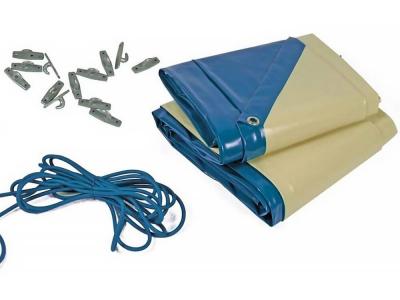HABITAT ET JARDIN B&acirc;che hiver pour piscine Bal&eacute;ares / Cancun - 280 gr/m&sup2; - bleu