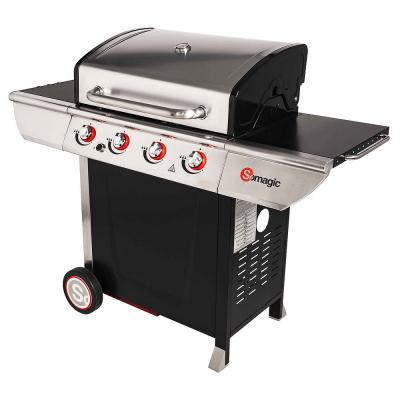  MANHATTAN 400GPI barbecue &agrave; gaz 4 br&ucirc;leurs 14kW 