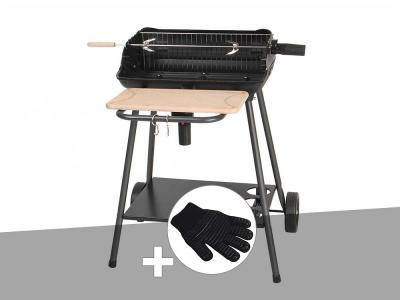 SOMAGIC Barbecue charbon Bergamo  + Gant de protection 
