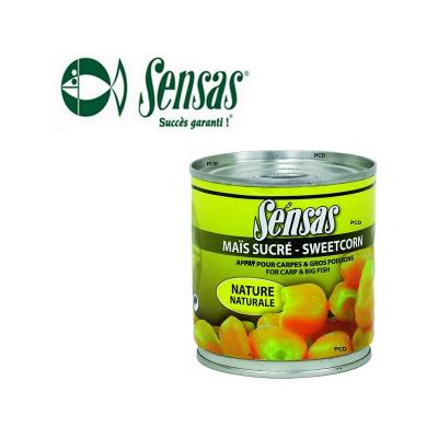 SENSAS Bo&icirc;te en fer de ma&iuml;s nature 285g 