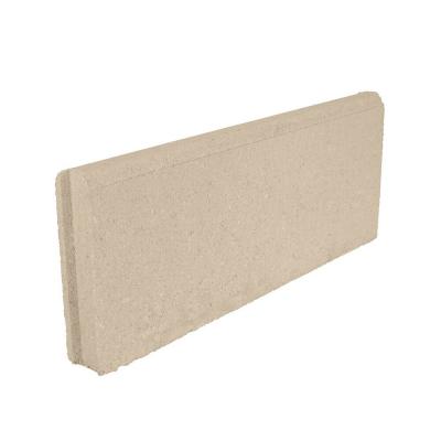 NEXTERIA Bordure lisse de jardin - Sable - 20 x 50 cm Ep 5 cm 