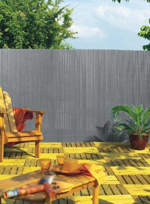 NORTENE Canisse PVC ""Plasticane Single Face"" Grise - 85 % occultant - 1,50 x 3 m