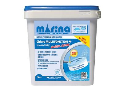 MARINA Chlore 10 actions sp&eacute;cial Liner 5 kg - 