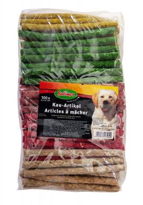 BUBIMEX Cigarettes Couleurs Mixtes En 8-9mm Par 100 , Friandise Chien