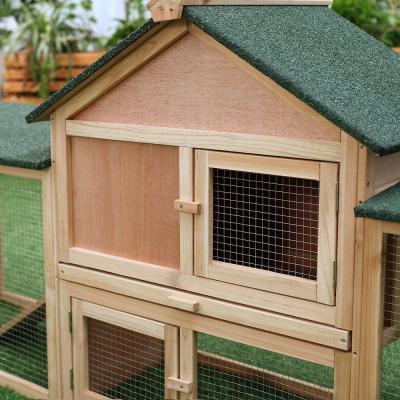 PAWHUT Clapier cage &agrave; lapins rongeurs XXL
