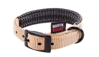 MARTIN SELLIER Collier pour chien confortable nylon classique  XL