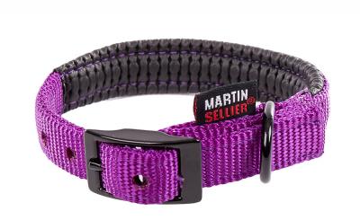 MARTIN SELLIER Collier confort nylon pour chien  25-65