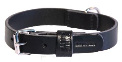 MARTIN SELLIER Collier pour chien en cuir bicolore  499
