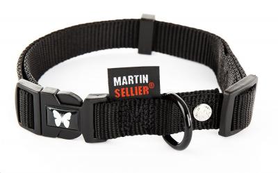 MARTIN SELLIER Collier r&eacute;glable nylon pour chien  20-40/55
