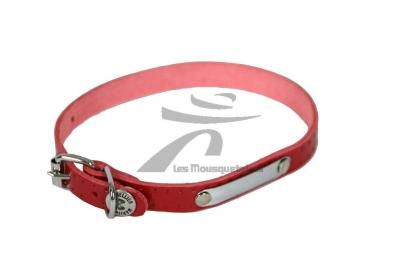 MARTIN SELLIER Collier pour chien en cuir bavette  Rive