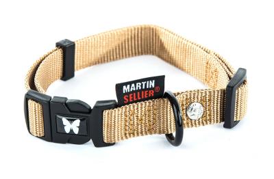 MARTIN SELLIER Collier pour chien nylon r&eacute;glable classique  XS