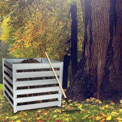 TIMBELA Composteur de Jardin - 704L - 91 x 91 x H85 cm -  M800