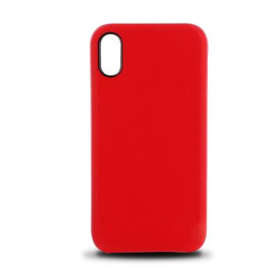 MOOOV Coque rigide cuir PU pour iphone XR - rouge - 686906