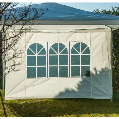 WERKA PRO C&ocirc;t&eacute; de tente fen&ecirc;tre blanc 2.9 x 1.9 m