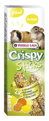 CRISPY Friandises en sticks (2x55g) agrumes .pour cobayes-chinchillas