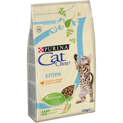 CAT CHOW Purina Nestle Chow Chicken Adult 1.5kg Cat Food Multicolore 1.5kg