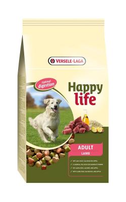 HAPPY LIFE VERSELE LAGA - Croquettes Chiens -  Adulte - Agneau - 15 Kg
