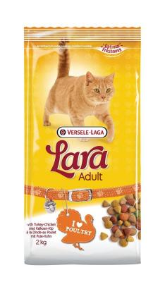 VERSELE LAGA LARA Croquettes d&eacute;licieuses avec dinde & poulet pour chats adultes