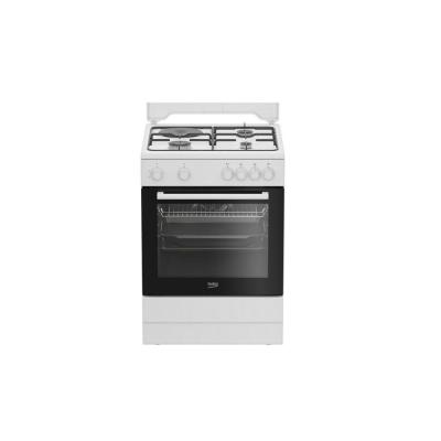 BEKO  Cuisini&egrave;re mixte 60 cm 3+1 four &eacute;lectrique - FBS63121WD