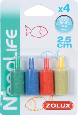 ZOLUX Lot de 4 diffuseur d'air cylindre pour aquarium