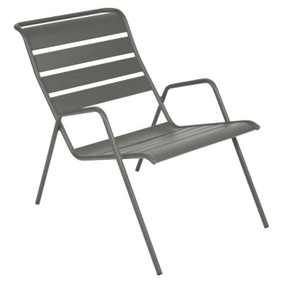 FERMOB Fauteuil bas de jardin en m&eacute;tal Monceau Romarin - 
