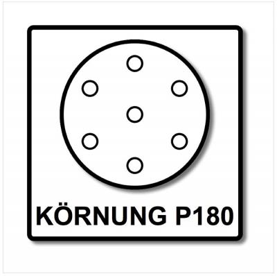 FESTOOL Stf D150/16 Abrasifs &Oslash;150 mm P180 gr / 100 Pi&egrave;ces ( 496981 ) - 
