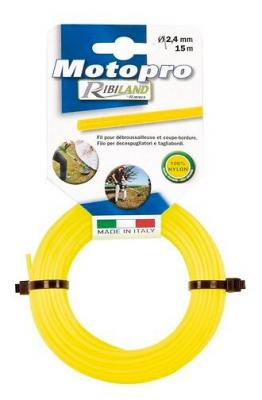RIBIMEX Fil rond diam.1,6 mm x 15m jaune "MOTOPRO