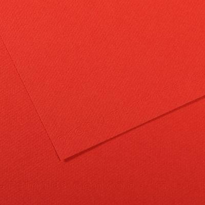 CANSON Feuille &agrave; dessins mi-teinte -  - 160g - 50x65 - Coquelicot