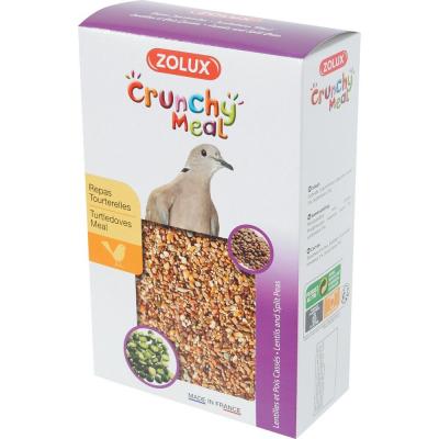 ZOLUX Friandise crunchy meal tourterelle 800g pour oiseau