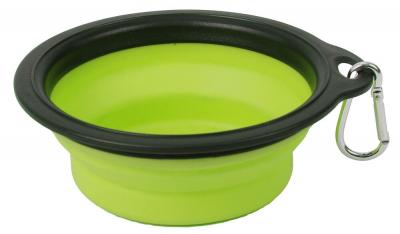 BUBIMEX  3110 Gamelle Pliable en Silicone pour Chien, vert, 1 Unit&eacute; (Lot de 1)