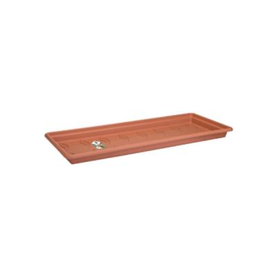 ELHO Soucoupe pour jardiniere 100 - Terre cuite doux - XXL - Ext&eacute;rieur &Oslash; 89,7 x 5,7 cm