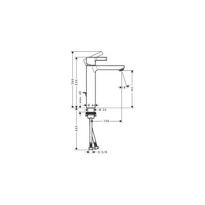 HANSGROHE  metris s mitigeur lavabo (31021000)