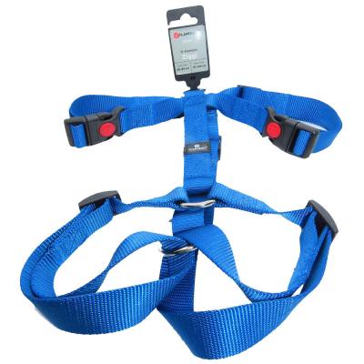 FLAMINGO PET PRODUCTS Harnais H Ziggi XXL cou de 60 -85 cm 25 MM bleu pour chien