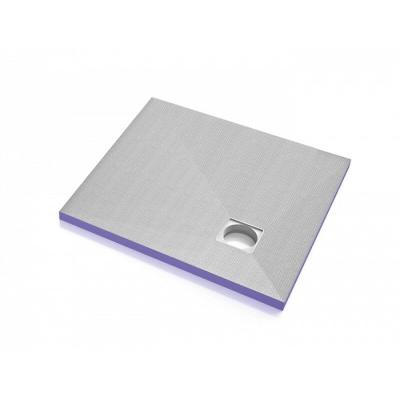JACKON Bac de douche Aqua d&eacute;ce. 900x900x40x250x250 (4512092) + siphon vertical