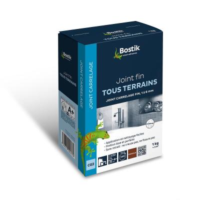 BOSTIK Joint de carrelage fin chocolat  1 kg
