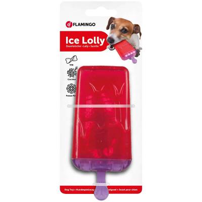 FLAMINGO Jouet rafra&icirc;chissant LOLLY en TPR 16 cm pour chien