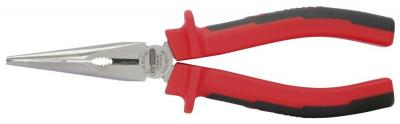 KS TOOLS Pince &agrave; bec demi-ronds KS, &agrave; poign&eacute;es bi-composants L.210 mm