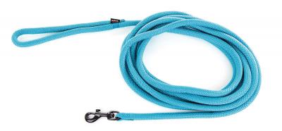 MARTIN SELLIER Laisse longe nylon ronde - Turquoise - 13mmx5m 