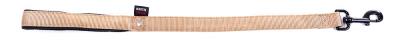 MARTIN SELLIER  - Laisse Double en Nylon de 25-60cm pour Chien - Beige