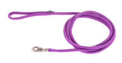 MARTIN SELLIER Laisse nylon rond uni 2m mauve 