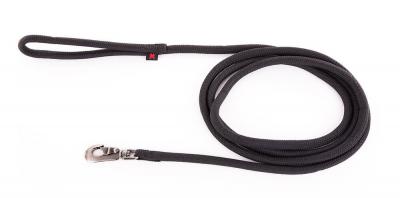MARTIN SELLIER Laisse nylon rond uni 2m noir 