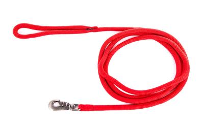 MARTIN SELLIER Laisse nylon rond uni 2m rouge 