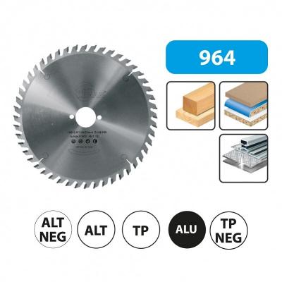 LEMAN  - Lame de scie circulaire D.165 x 20 x &eacute;p.2,6/1,6 mm 24 dents