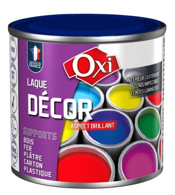 OXI Laque Pour D&eacute;coration Meuble Ou Objets Finition Bleu Nuit