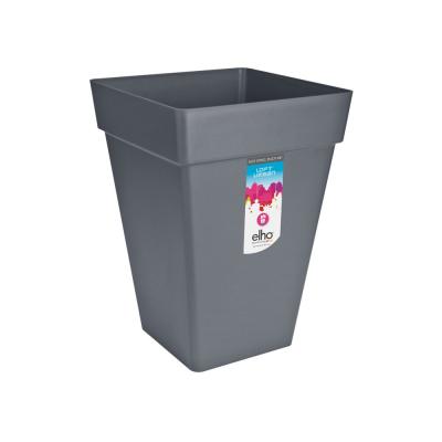 ELHO  Bac a plantes carr&eacute;e haut - 37 cm - Gris anthracite
