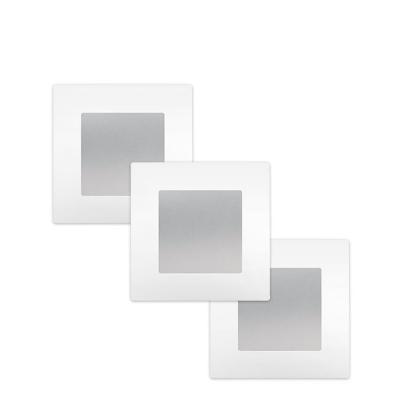 SIEMENS  - LOT 3 Va et Vient Silver Delta Viva + Plaque Blanc