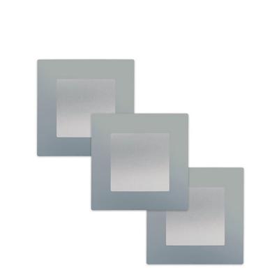 SIEMENS  - LOT 3 Va et Vient Silver Delta Viva + Plaque Silver