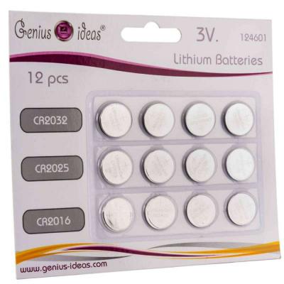 HTTPS: OUTIROR.COM IMG P 1 5 1 151.JPG GENIUS IDEAS 9432 - Piles Boutons Lithium 3V - 12 Pi&egrave;ces