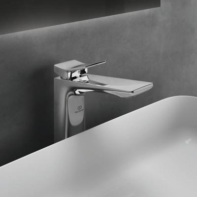 IDEAL STANDARD De deux mitigeurs lavabo ideal conca r&eacute;hauss&eacute; sans tirette sans vidage chrome
