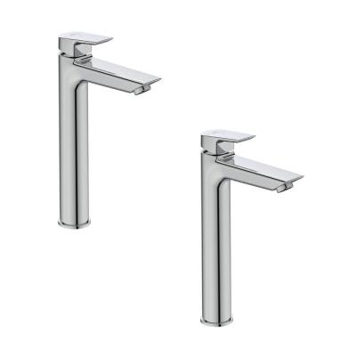 IDEAL STANDARD Mitigeur lavabo tesi r&eacute;hauss&eacute; sans tirette sans vidage chrome